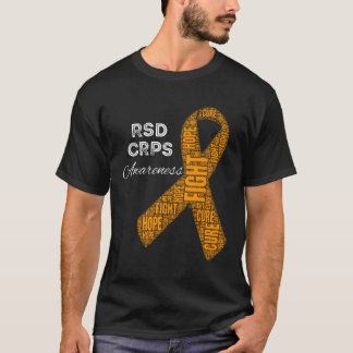 RSD Crps Awareness Month Orange Ribbon Fight T Shirt