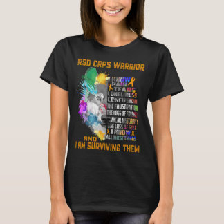 RSD CRPS Awareness Ribbon Support-gåvor T Shirt