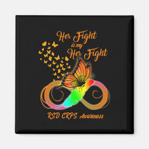 RSD Crps Awareness Warrior Hennes kamp är min kamp Magnet
