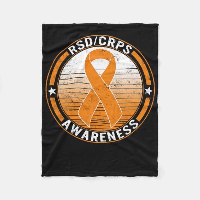 RSD Crps Complex Regional Pain Syndrome Awareness Fleecefilt (Framsidan)