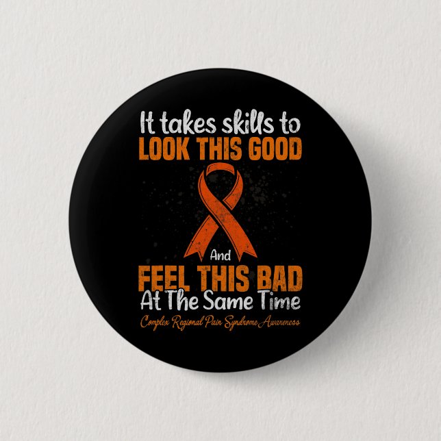 RSD Crps Complex Regional Pain Syndrome Awareness Knapp (Framsida)