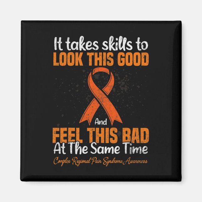 RSD Crps Complex Regional Pain Syndrome Awareness Magnet (Framsidan)