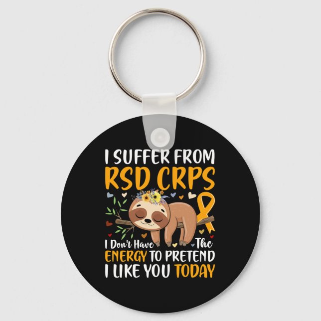 RSD CRPS Complex Regional Pain Syndrome Awareness Nyckelring (Framsida)