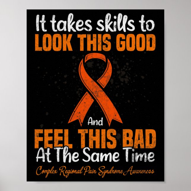 RSD Crps Complex Regional Pain Syndrome Awareness Poster (Framsidan)