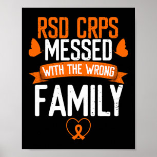 RSD Crps har felat Orange i familjen Ribbon Awaren Poster