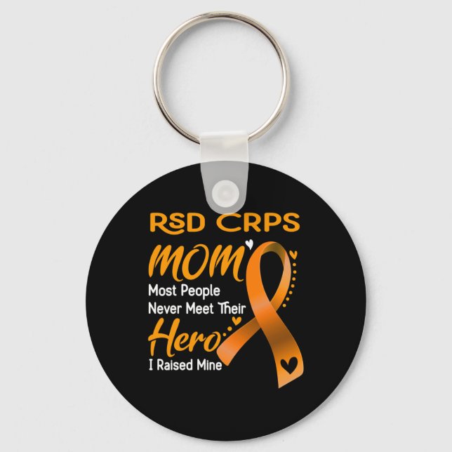 RSD CRPS Mamma I, upphöjt min Nyckelring (Framsida)
