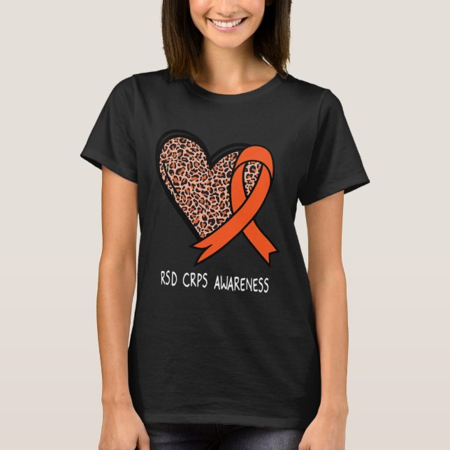 Rsd Crps Medvetenhet Orange Band  T Shirt (Framsida)