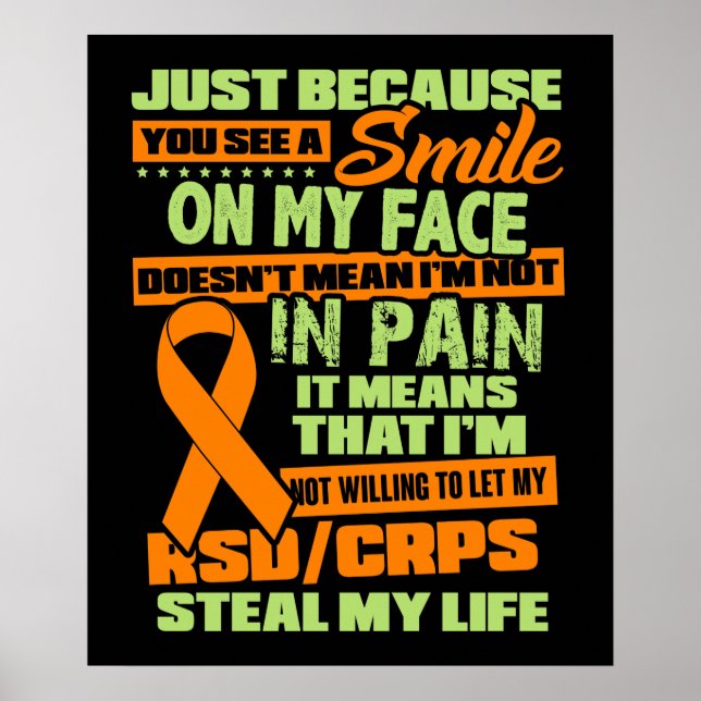 RSD CRPS-medvetenhet Poster (Framsidan)