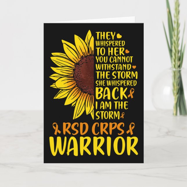 RSD Crps Novelty Complex Regional Pain Syndrome Aw Kort (Framsida)