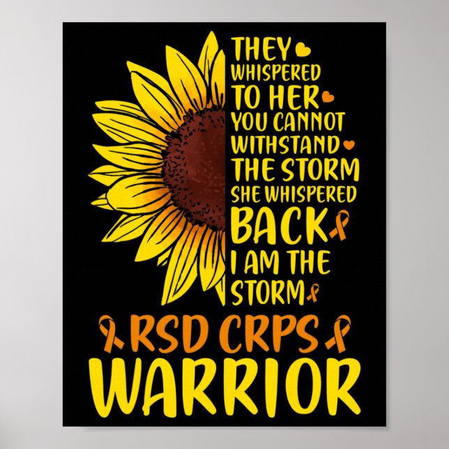 RSD Crps Novelty Complex Regional Pain Syndrome Aw Poster (Framsidan)