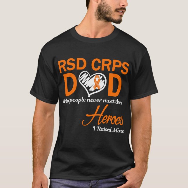 RSD CRPS Pappa I, upphöjt min T Shirt (Framsida)