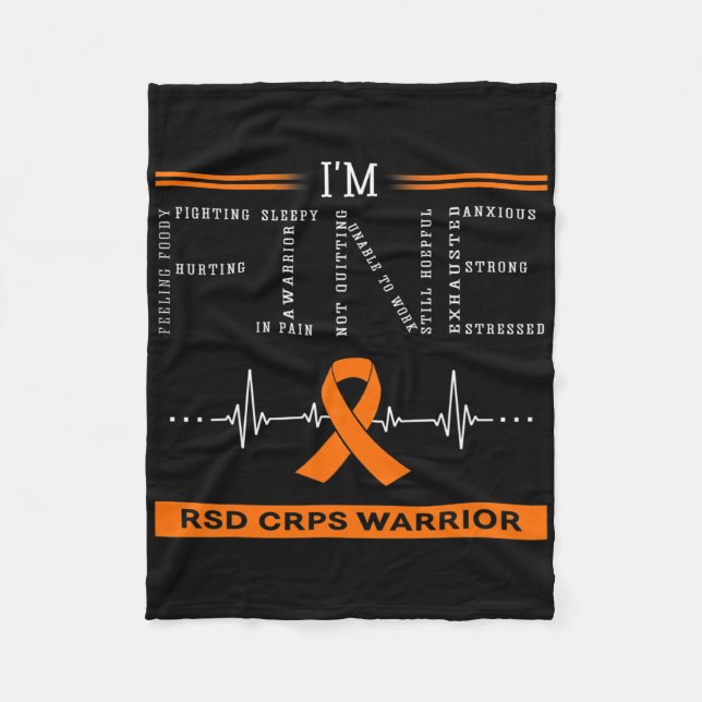RSD Crps Warrior Jag är Bra Fleecefilt (Framsidan)