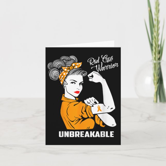 RSD Crps Warrior Obrytable RSD Crps Awareness Gi Kort (Framsida)