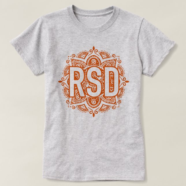 RSD-Mandala grundläggande T Tee (Design framsida)