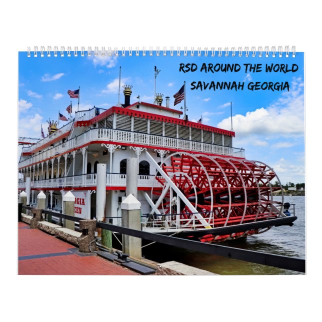 RSD-Värld runt | Savannah Georgia Kalender (Omslag)