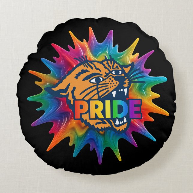 RSD WILDCATS PRIDE DRAWSTRING BAG RUND KUDDE (Framsidan)