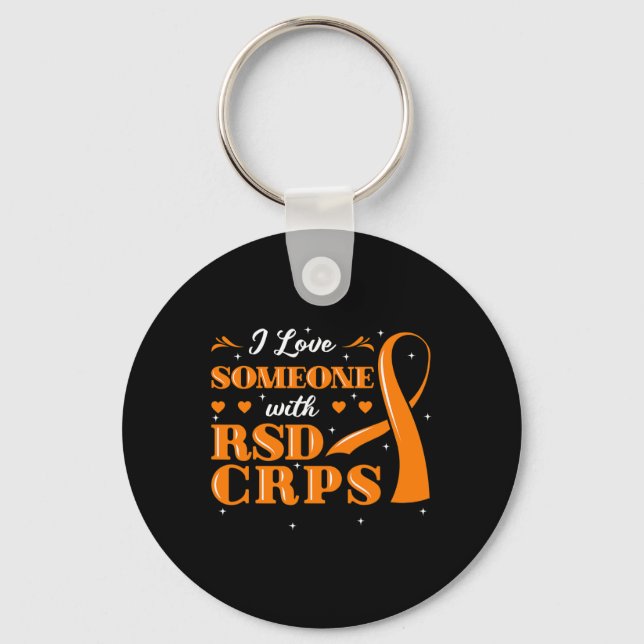 RSDCRPS Orange Complex Regional Pain Syndrome Allo Nyckelring (Framsida)