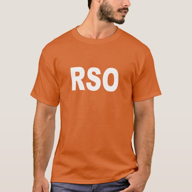 RSO-Orange med hög synlighet - intervallsäkerhet T Shirt (Framsida)