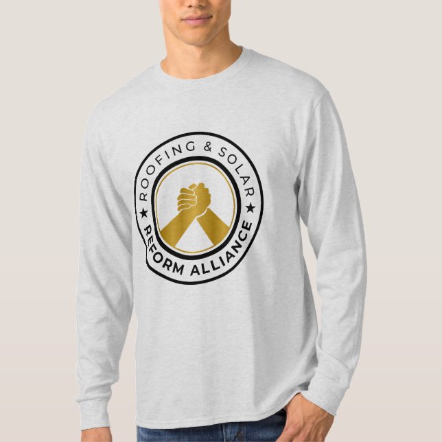 RSRA Light Grått Långärmad Shirt T (Framsida)