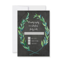 RSVP 4 Square Wandeolive Leaf Branch Chalkboard