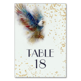 RSVP Bald Eagle Patriotic USA Semiquincentennial Bordsnummer