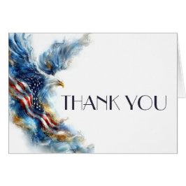 RSVP Bald Eagle Patriotic USA Semiquincentennial Hälsningskort