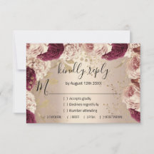 RSVP Bröllop Glitter Brud Rosguld Krans 
