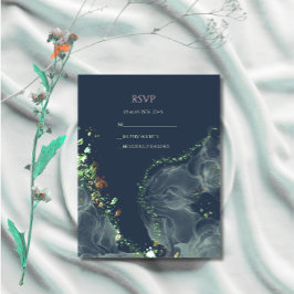 RSVP Bröllopskort Smaragdgrönt OSA Kort