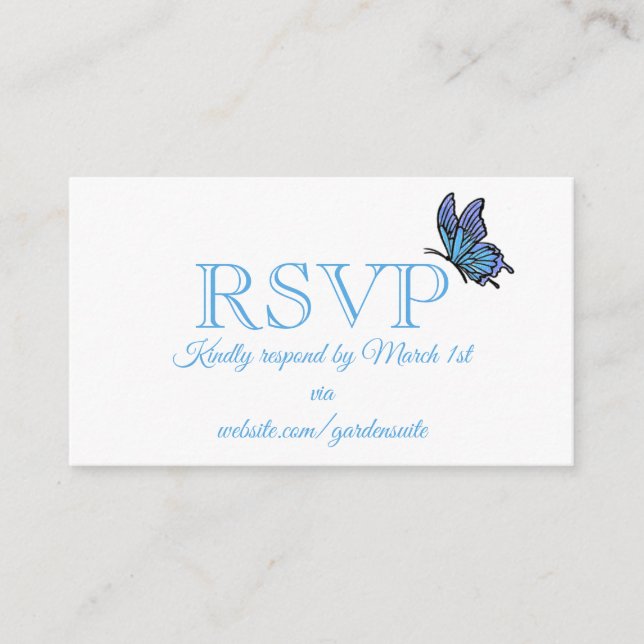 RSVP Card Tilläggskort (Framsida)