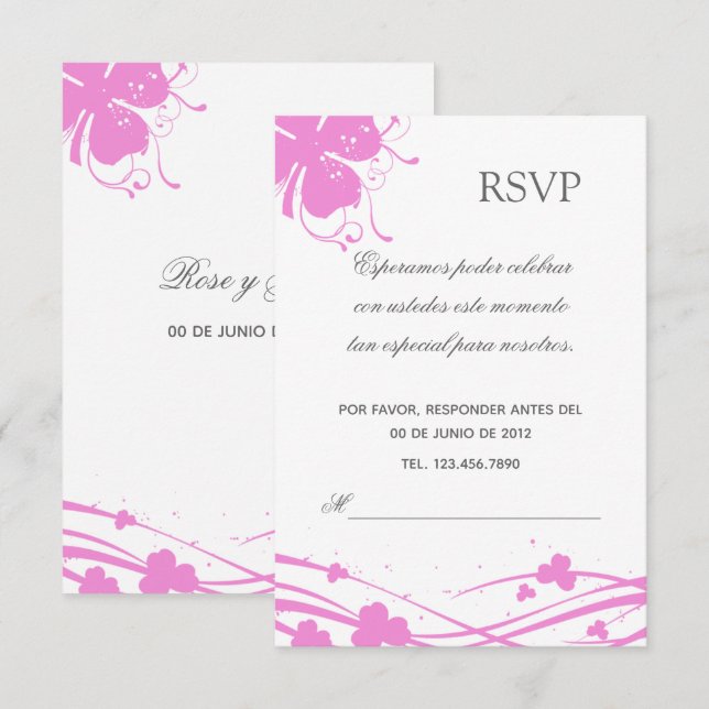 RSVP Floral-01 - Invitación OSA Kort (Fram/baksida)