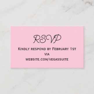 RSVP-kort Tilläggskort