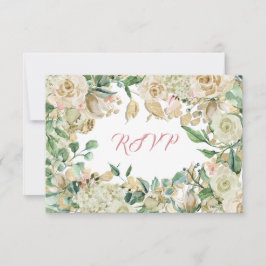 RSVP Mint Teal Vita Rosor Gren OSA Kort