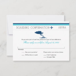 RSVP Ombordstigningskort till Aruba OSA Kort