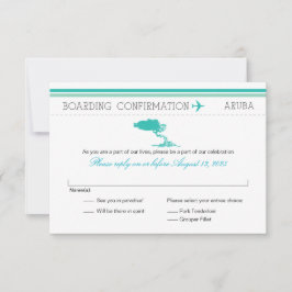 RSVP Ombordstigningskort till Aruba OSA Kort