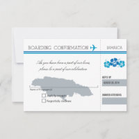 RSVP Ombordstigningskort TILL JAMAICA