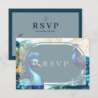 Rsvp Premium Påfågelsfjädrar Bröllop 