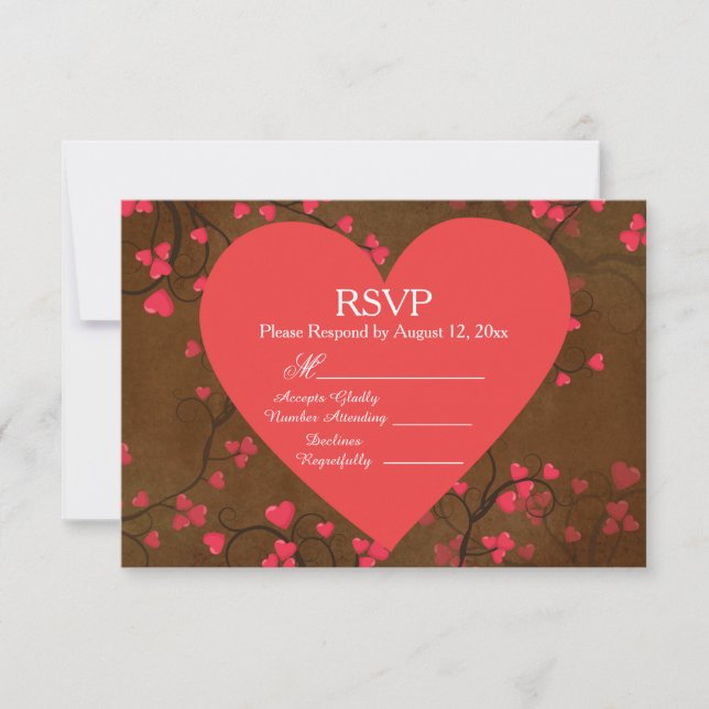 RSVP Röda Hjärtan OSA Kort (Framsida)