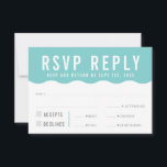 RSVP SVAR SVARSKORT modern fet söt våg mint<br><div class="desc">av kat massard >>> https://linktr.ee/simplysweetpaperie <<< En fet typsnittsdesign för dina RSVP SVARSKORT - för att matcha dina huvudinbjudningar. Tycker om designen, men vill se några ändringar - ett annat färgschema, produkt, lägg till ett foto eller anpassat för en annan tillställning - inga problem, kontakta mig bara, KAT@SIMPLYSWEETPAPERIE.COM Jag är...</div>