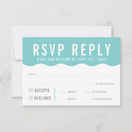 RSVP SVAR SVARSKORT modern fet söt våg mint