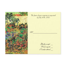 RSVP, svarsblankett, van Gogh