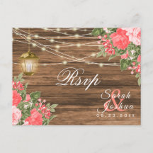 RSVP - Trä, Lyktor och Korallblomma