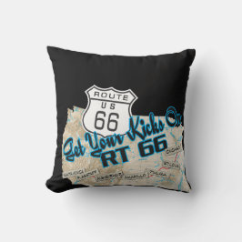 rt 66 get your kicks pillow 26 kudde