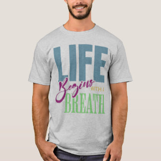 RT- behandling Luftvägarna börjar med en bröstkört T Shirt