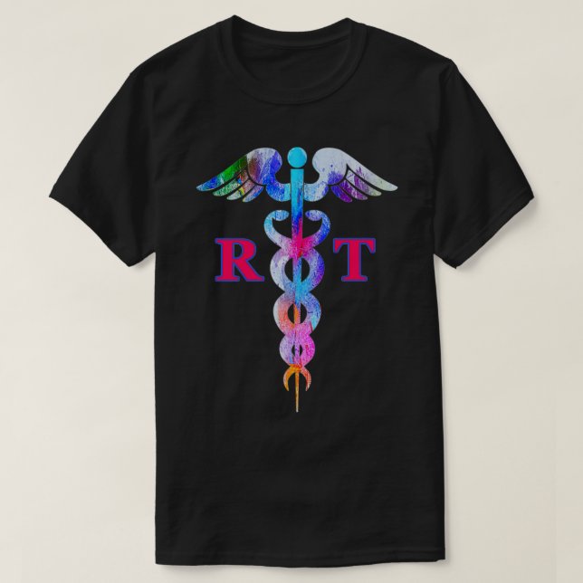 RT Luftvägsbehandling Caduceus Lung Specialist T Shirt (Design framsida)