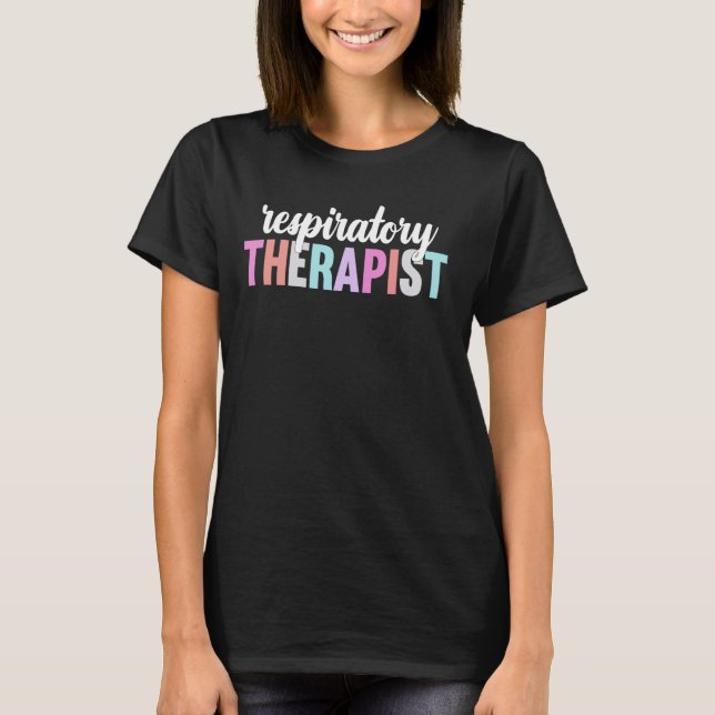 RT Respiratorisk terapi rolig RT T Shirt (Framsida)