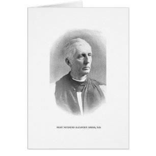 Rt. Rev. alexander Gregg Hälsningskort