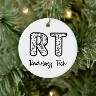 RT-teknikens röntgentekniska röntgentekniska röntg Julgransprydnad Keramik