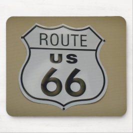 Rte 66 Skylt Musmatta