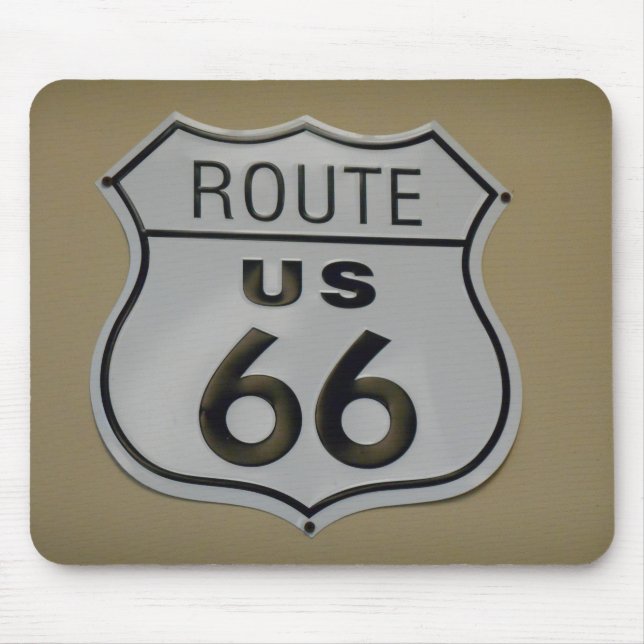 Rte 66 Skylt Musmatta (Framsidan)