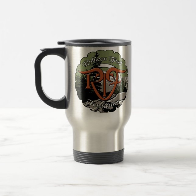 Rtf-logotyptravel mug resemugg (Vänster)